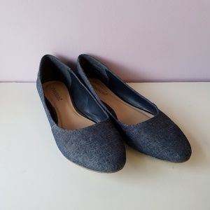 Denim Flats